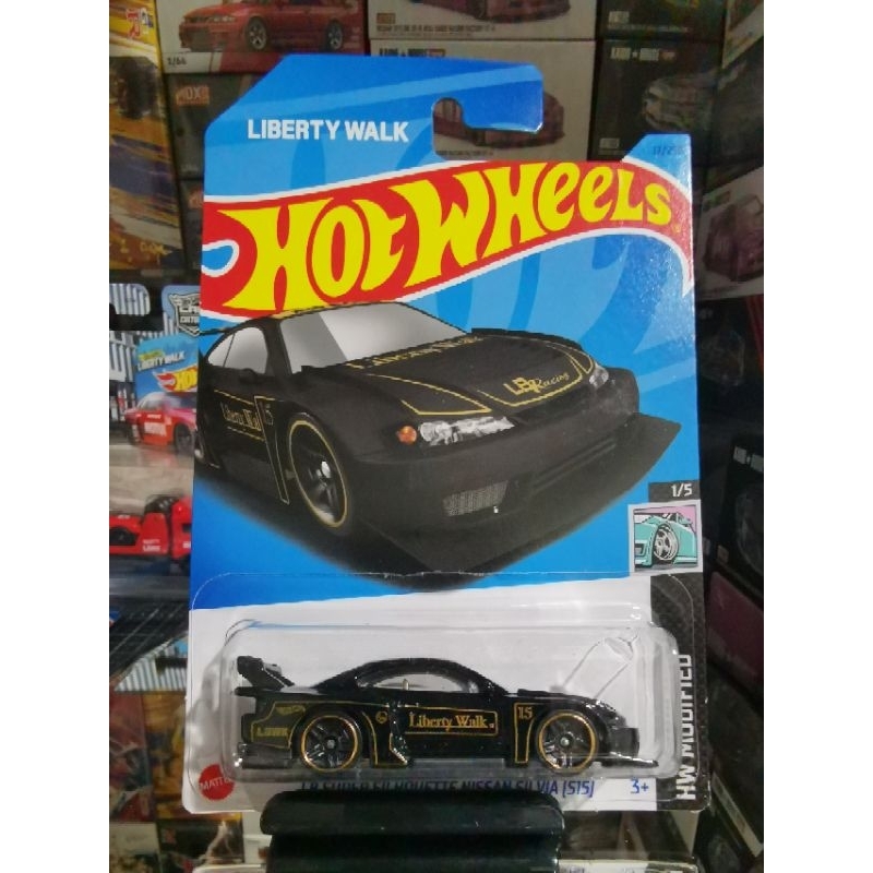 hot wheels nissan s15 lbwk black