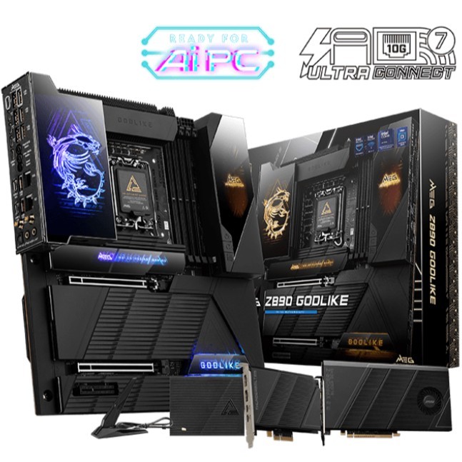 Motherboard MSI MEG Z890 GODLIKE (LGA1851, Z890, DDR5, USB3.2, SATA3)