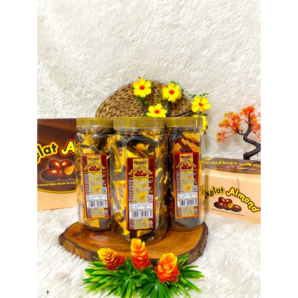 

Dking Cokelat Almond 40 pcs