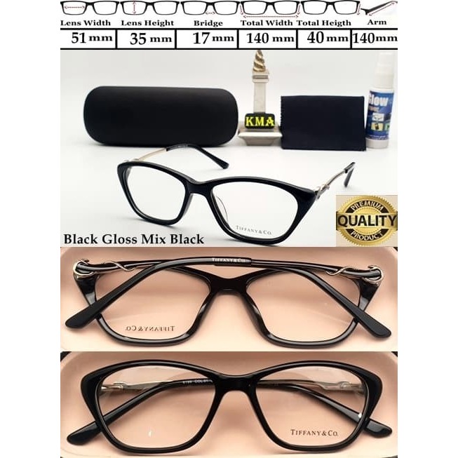 kacamata minus TIFFANY & Co frame kacamata cat eye minus premium 1