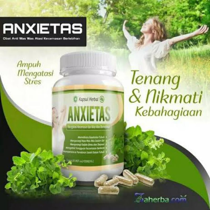 

ANXIETAS Obat Herbal Untuk Mengatasi Gangguan Cemas Was Was Berlebihan Stres