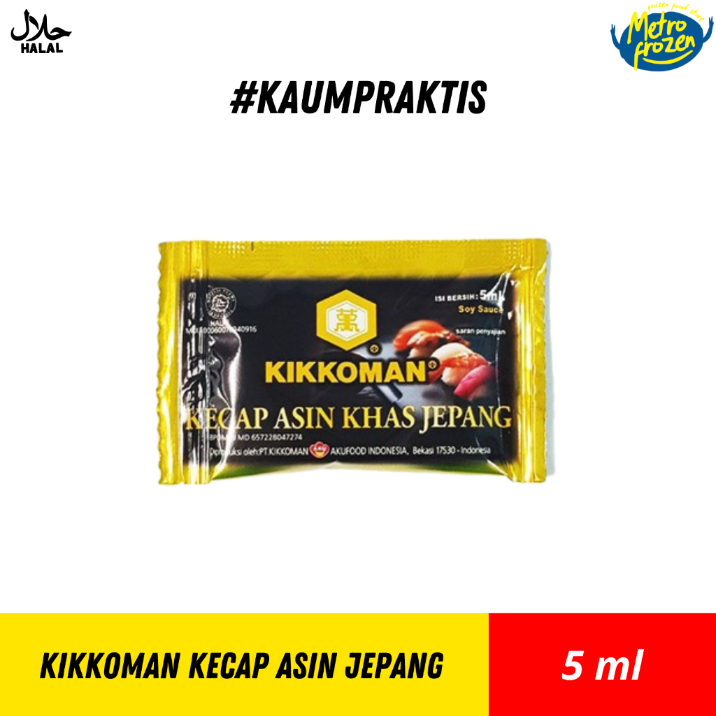 

KIKKOMAN Kecap Asin Jepang Sachet 5ml