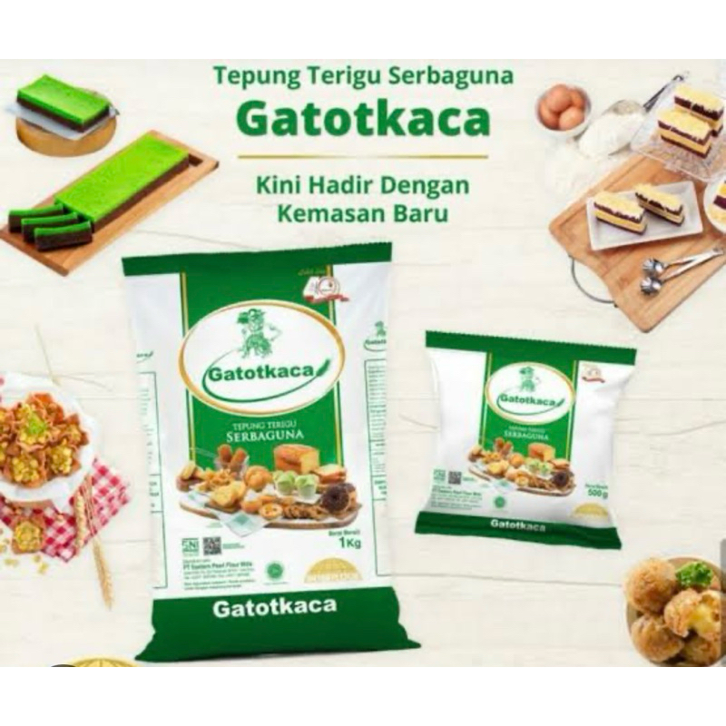 

Tepung Terigu Gatotkaca 500gram (isi 20 PCS)