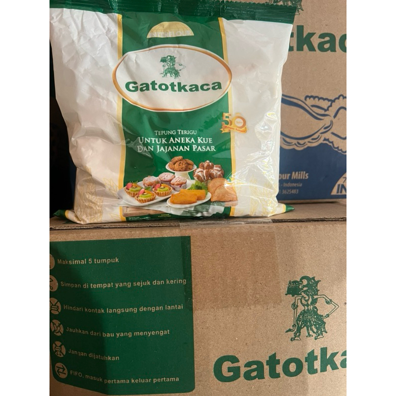 

Tepung Terigu Gatotkaca 500gram (isi 20 PCS)