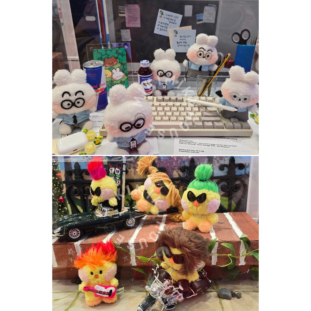 LINE FRIENDS MININI WORLD DOLL , FIGURE , KEYRING , GANTUNGAN BONEKA OFFICIAL KOREA CONY SALLY BROWN