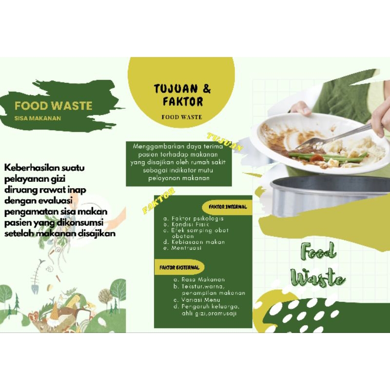 Leaflet Gizi Food Waste