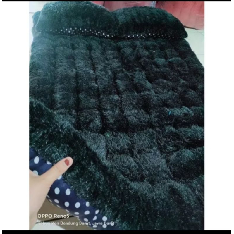 JUMBO TEBAL 7 cm  Kasur gender tebal 125×160×7cm 2 bantal Kasur Cimol Rasfur 2btl /  kasur cemol uk 