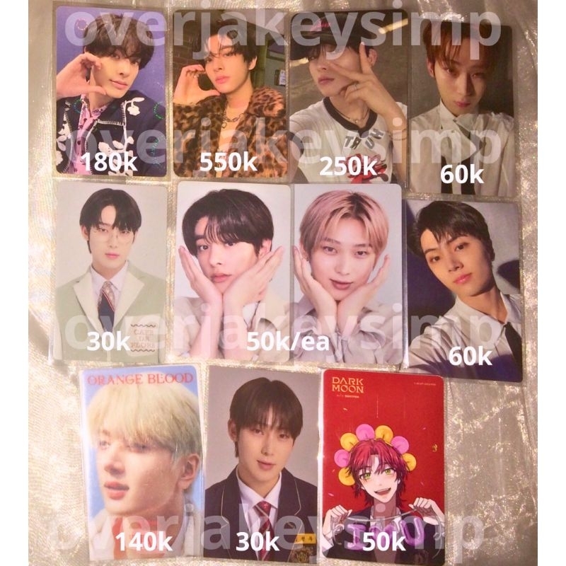 photocard pob gs25 orange blood ob jake macan cleopatra maung sunoo topi hurt lover yzy r2 soundwave