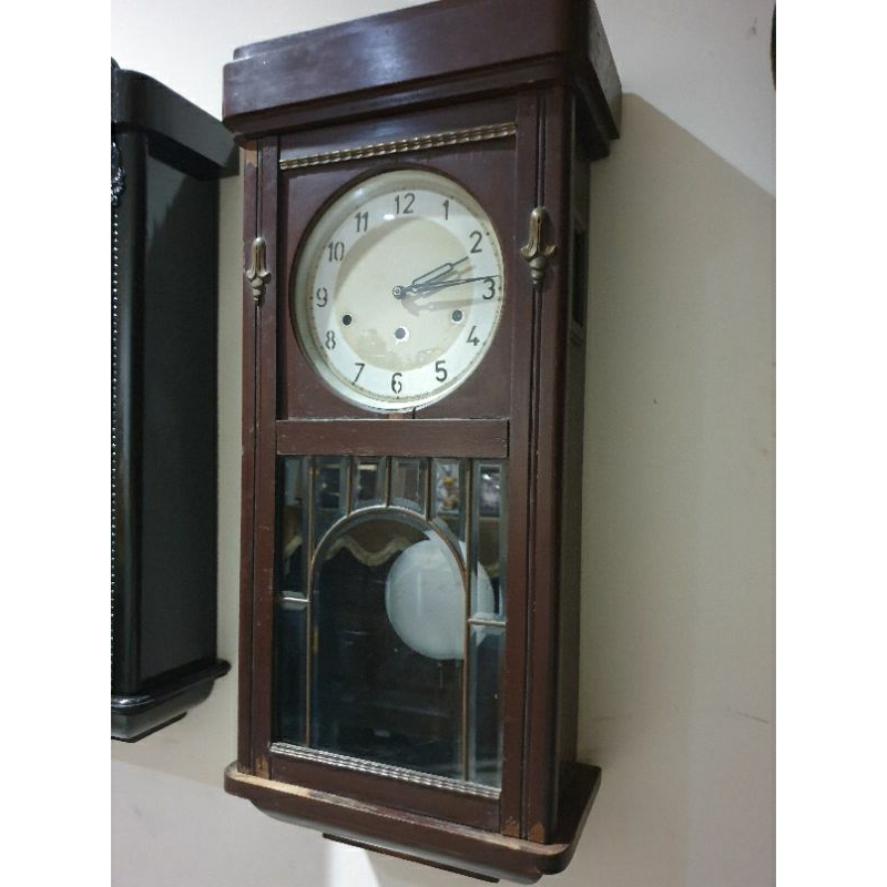 Jam Antik Langka merk Kienzle 8 senar bunyi Westminster perempatan