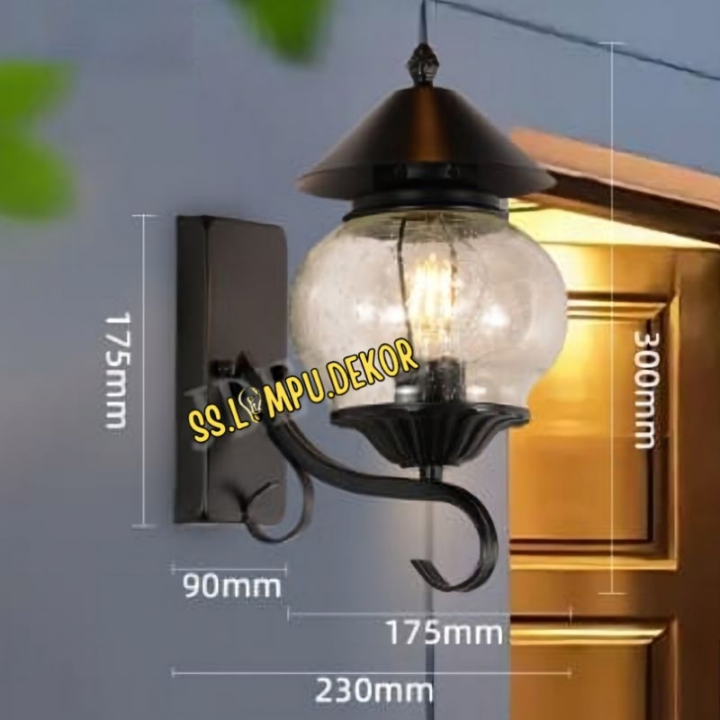 Lampu Dinding Outdoor Minimalis Modern Klasik