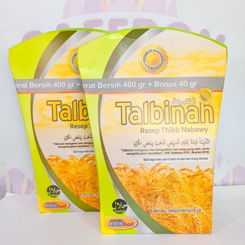 

Tepung Talbinah Kipas 440 gr