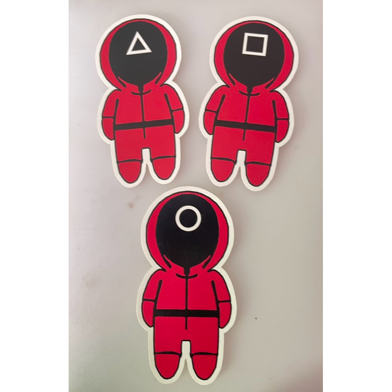 

STIKER SQUID GAME PINK GUARD SET