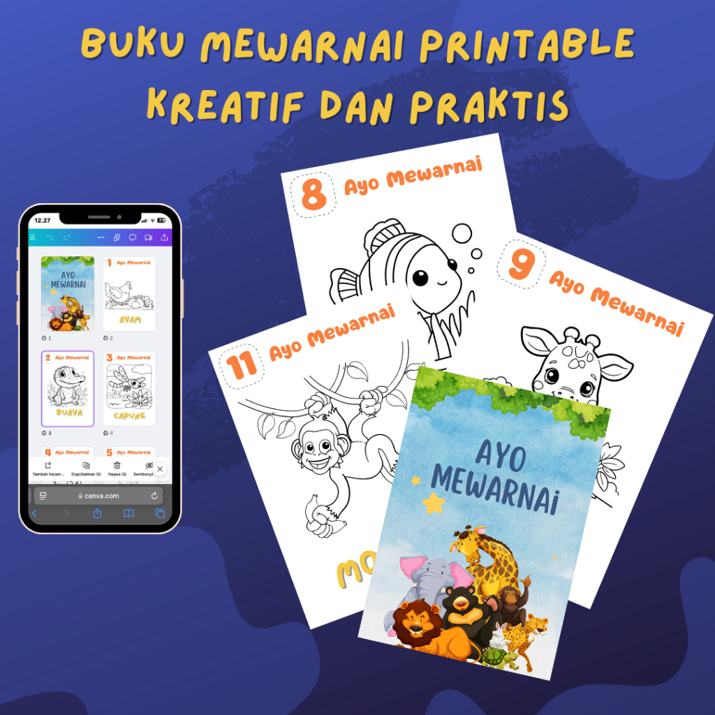 

Buku Mewarnai Printable – Kreatif dan Praktis