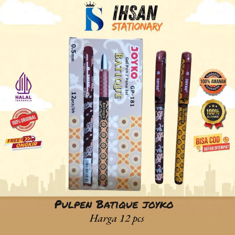 

RK Ballpoint Joyko Culture BP-184 Isi 12 Pcs (1 Lusin)