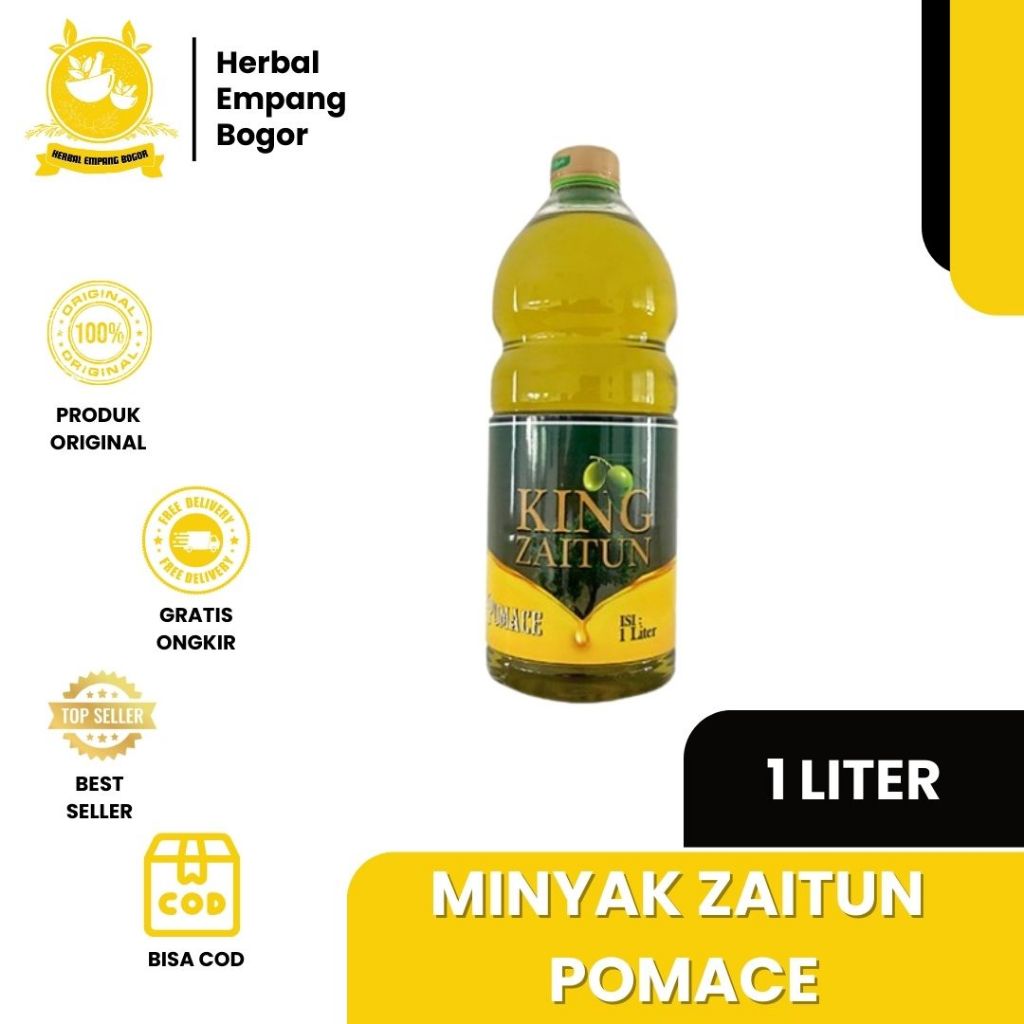 

Minyak Zaitun King Zaitun Pomace 1 Liter Pengganti Minyak Goreng Lebih sehat