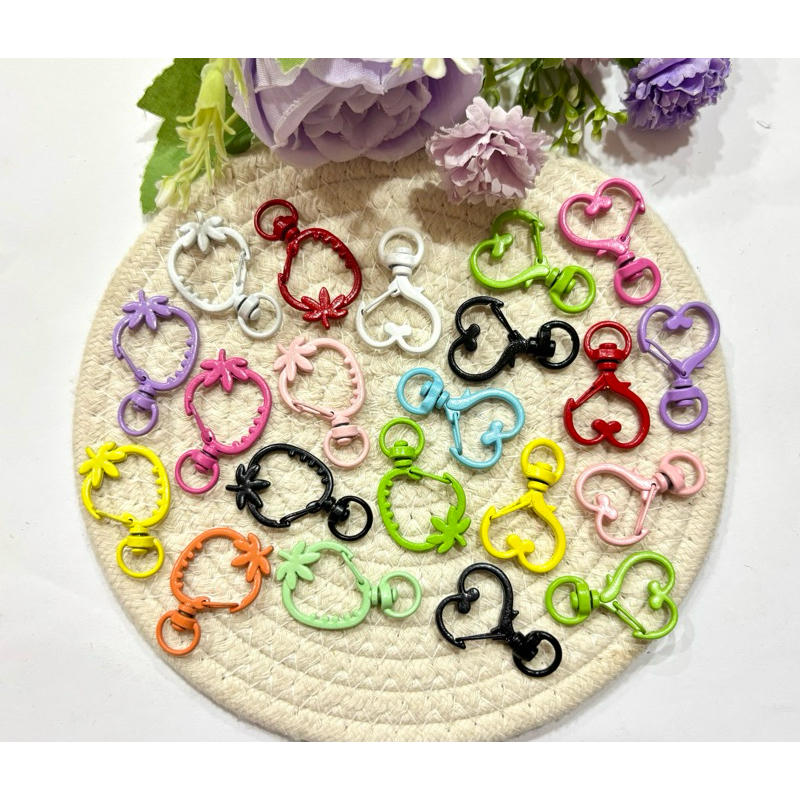 (3 pcs) ring premium/ring bulat/kait premium/cantolan ganci warna cantik