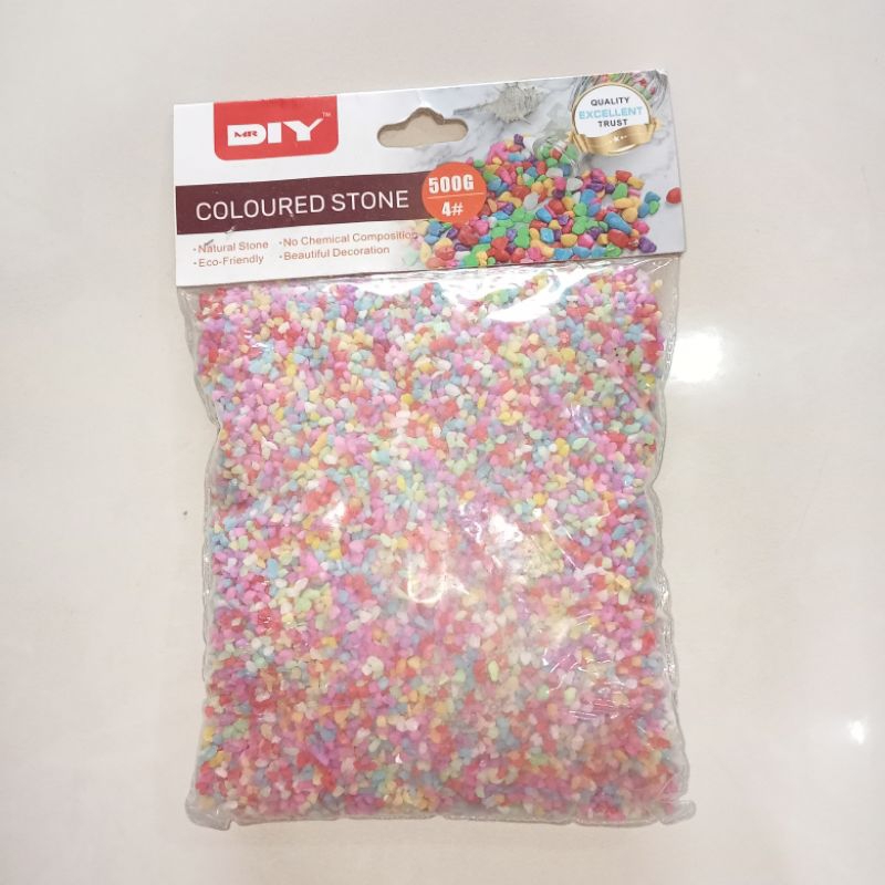 Mr. DIY Coloured Stone Dekorasi Aquarium 500g