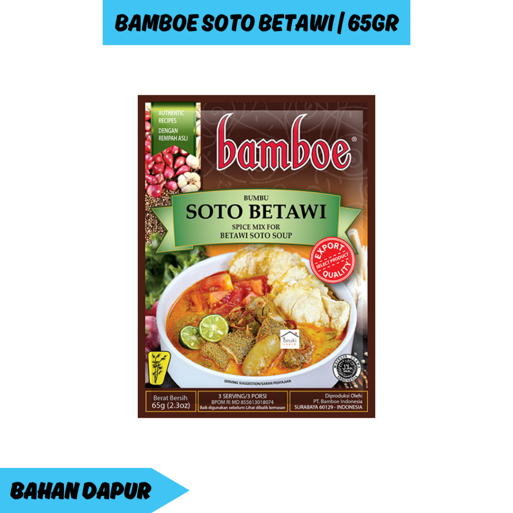 

Bamboe Soto Betawi Bumbu Masakan Khas Indonesia