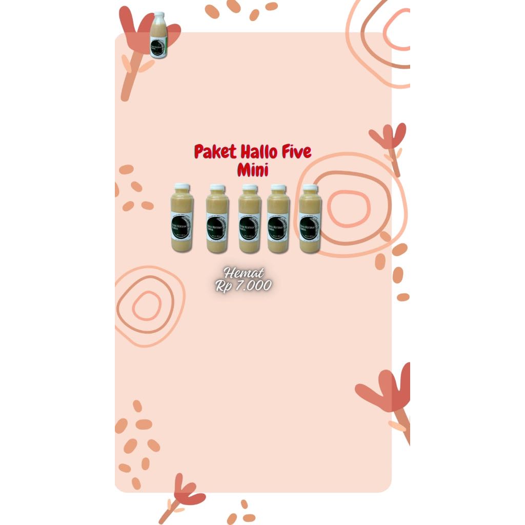 

Susu Kurma Halim - Paket Hallo Five Mini Hemat Rp 7.000