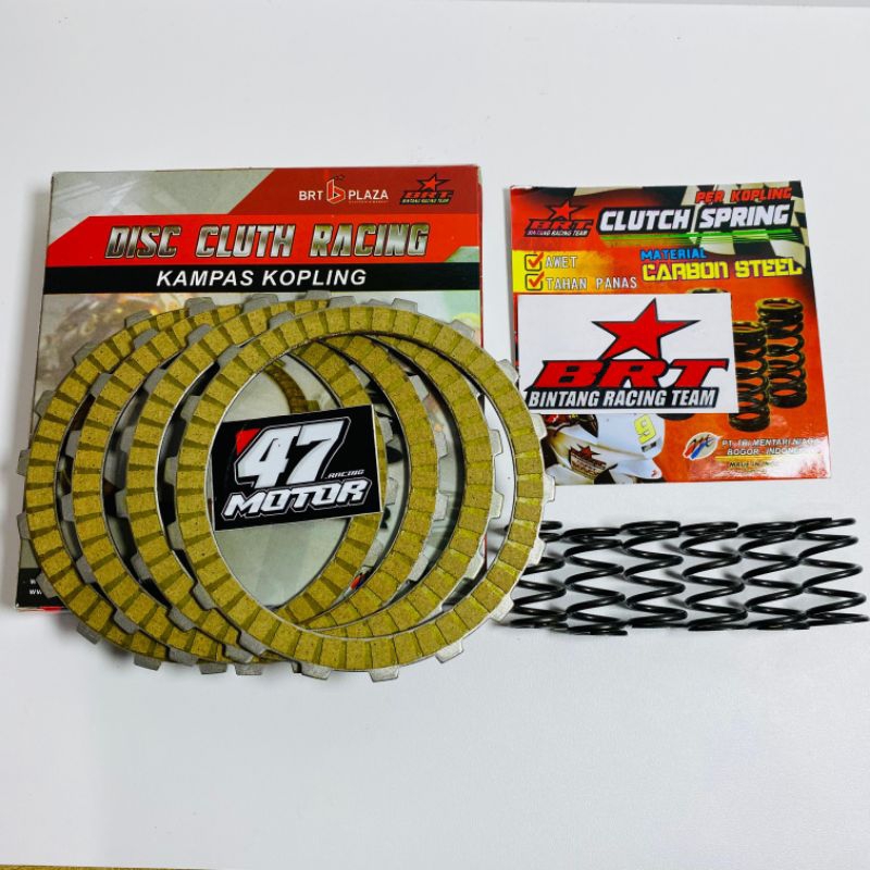 PAKET KAMPAS + PER KOPLING BRT KARISMA SUPRA X 125