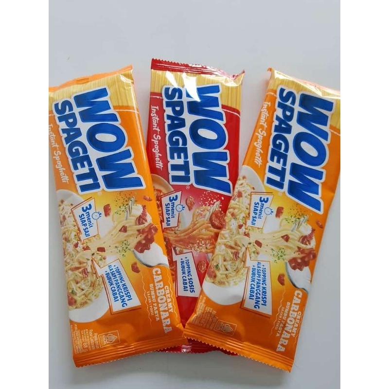 

Mie Spaghetti Wow mix rasa