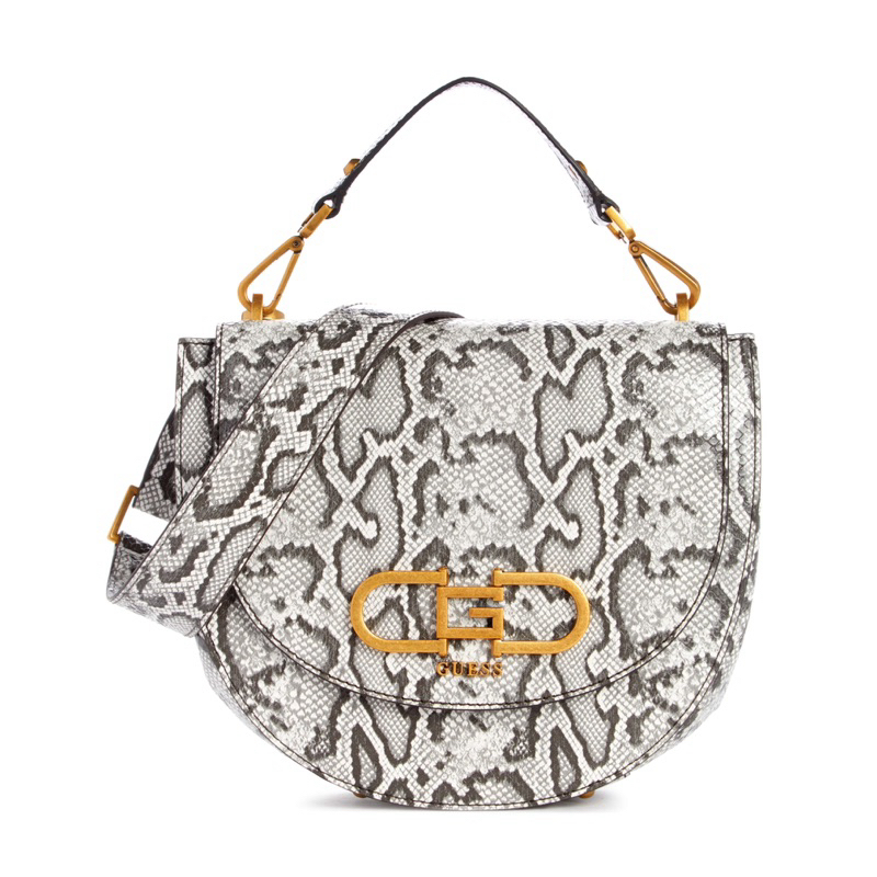 GUESS Fleet Mini Saddle Crossbody Shoulder Bag, Mini Shoulder Bag