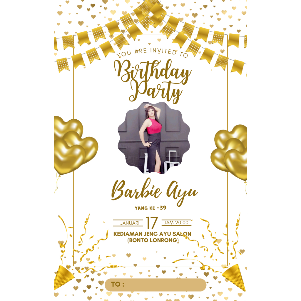 12 PCS KARTU UNDANGAN ULANG TAHUN/UNDANGAN ULTAH/UNDANGAN ULANG TAHUN AESTHETIC/UNDANGAN ULTAH DEWAS