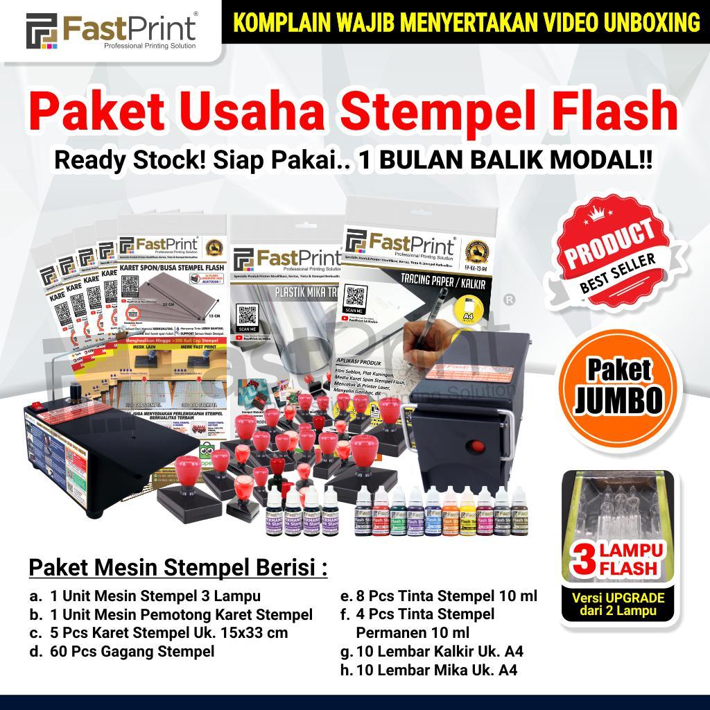 

Paket Usaha Jumbo Mesin Stempel Warna 3 Lampu Plat Besi