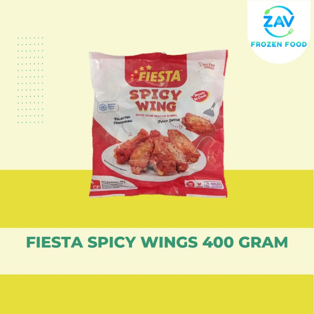 

FIESTA SPICY WINGS 400 GRAM