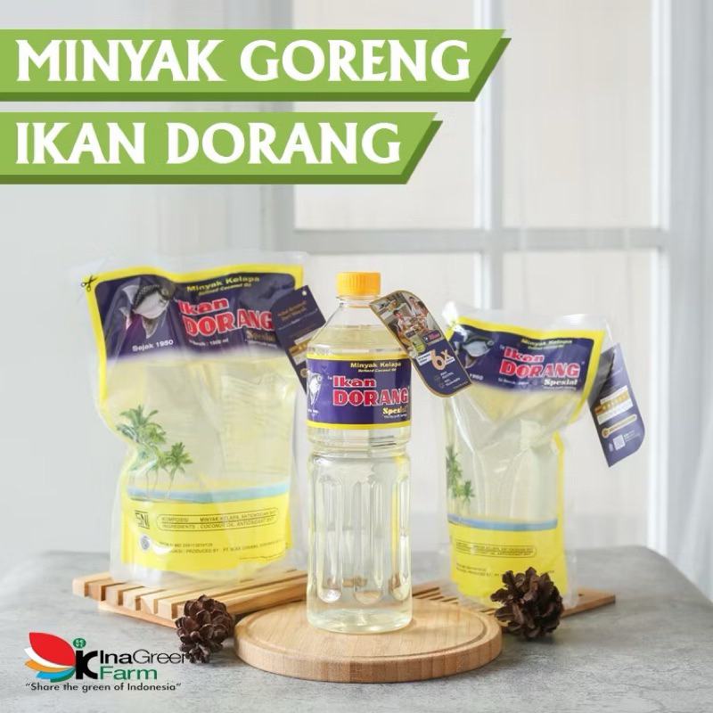 

Minyak Goreng Kelapa Dorang Spesial 1900 ml dan 950 Ml