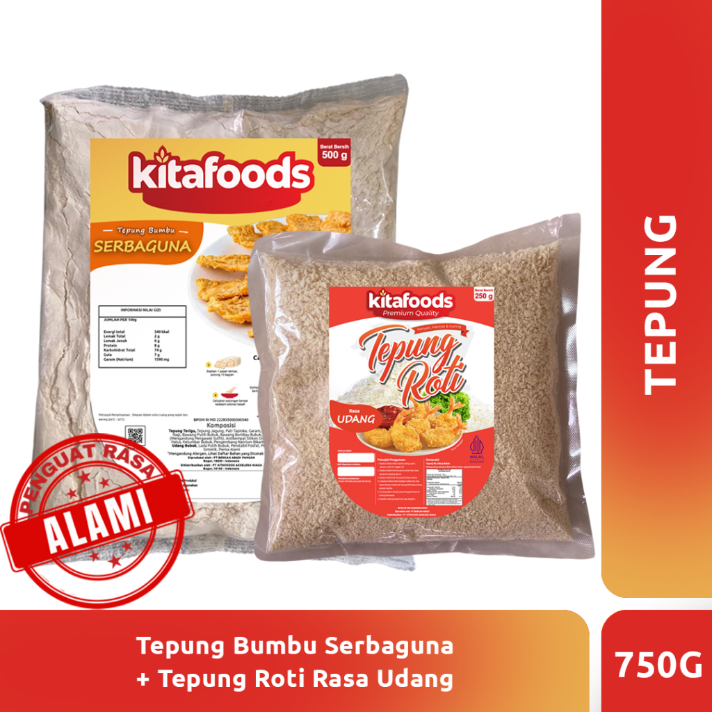 

PAKET E ( TEPUNG SERBAGUNA 500GR + TR UDANG 250GR) TANPA PENGUAT RASA