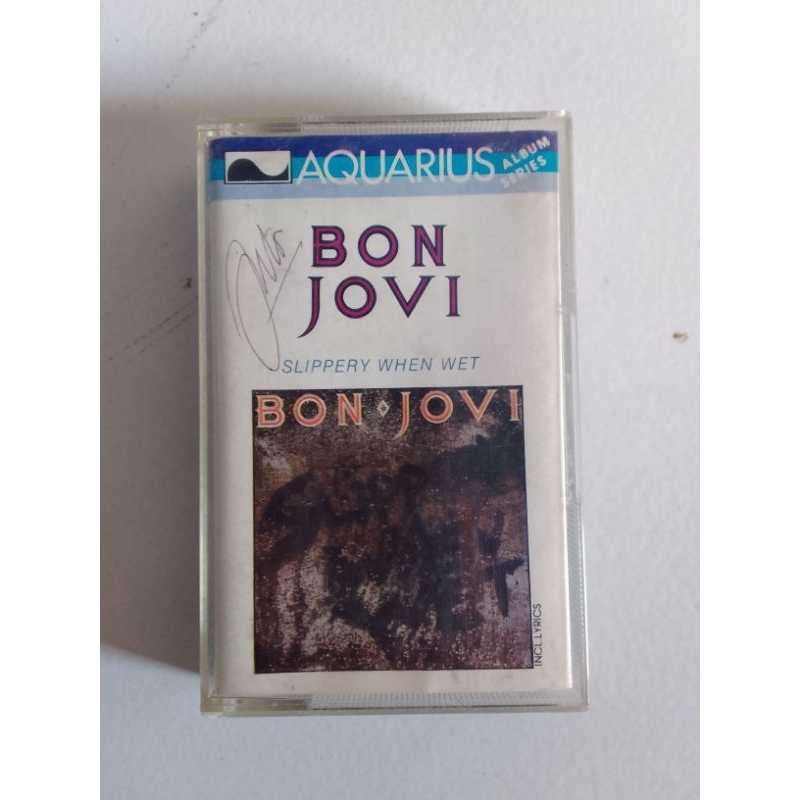 kaset pita BON JOVI "slippery when wet"