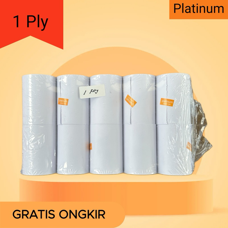

Kertas Struk Kasir HVS 1PLY 75 x 60 Merk PLATINUM