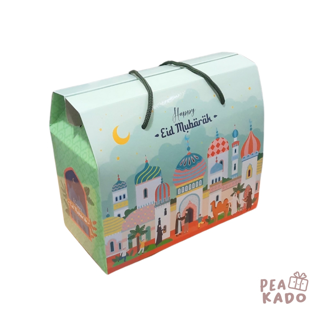 

Tas Idul Fitri Kotak Hampers Lebaran Ramadhan Eid Mubarak 24x12x20