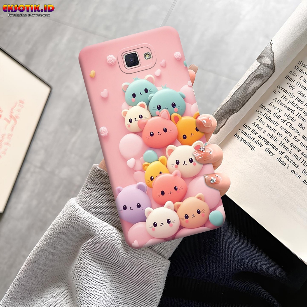 Case Samsung J7 Prime - Casing Samsung J7 Prime - Fashion Case - Silikon Samsung J7 Prime - Motif Ke