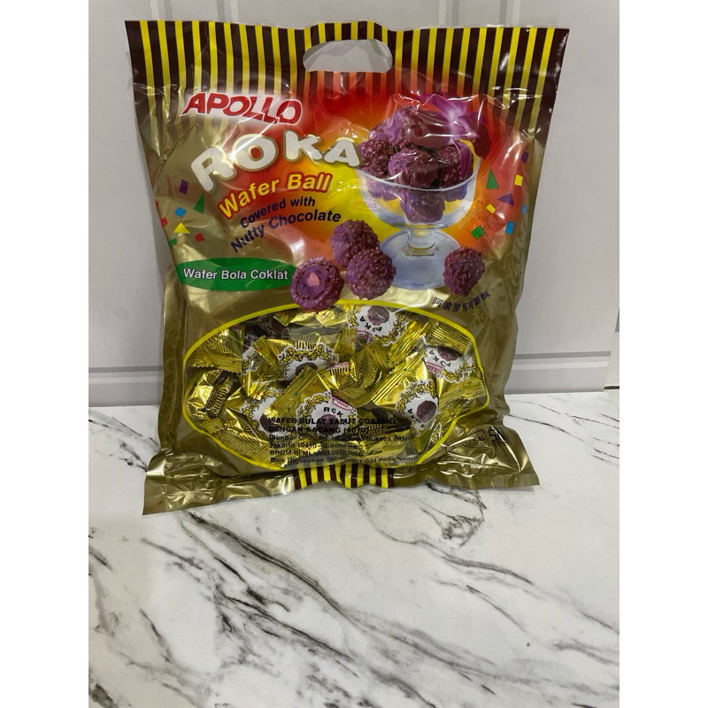 

ROKA WAFER BOLA COKLAT ISI 50pcs