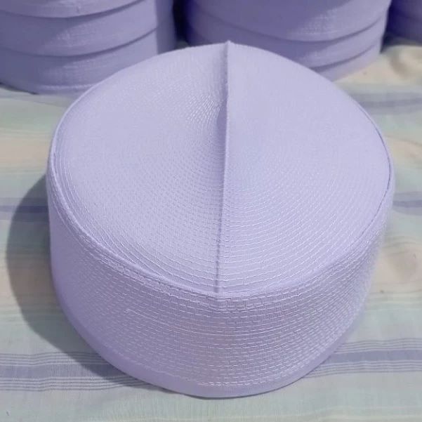 Peci batok putih/peci muslim/peci batok/peci dewasa