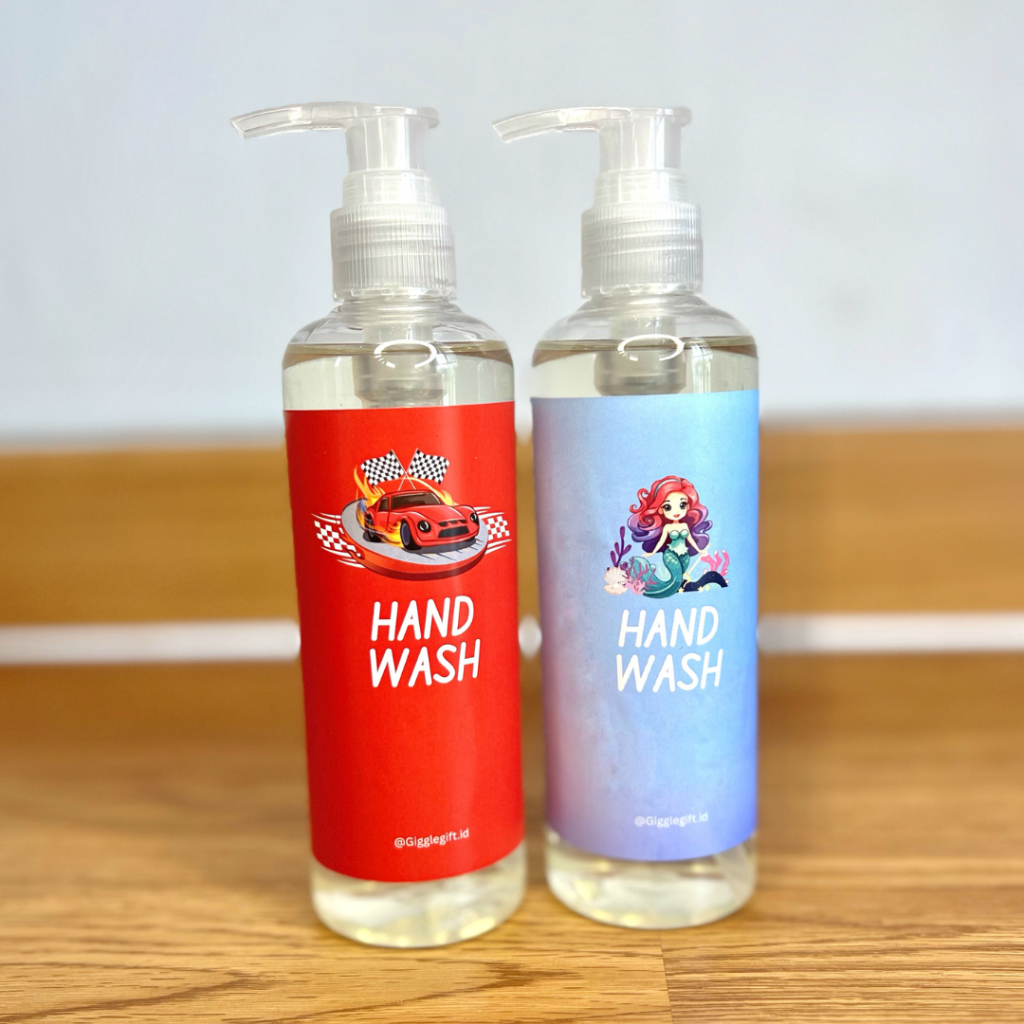 HANDWASH SABUN CUCI TANGAN LIQUID 250ml / cocok untuk kado, hampers, souvenir ulang tahun anak