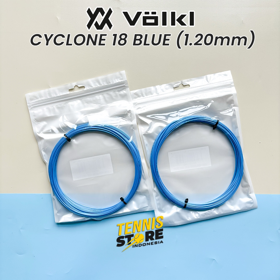 Senar Raket Tenis Volkl CYCLONE 17 / 18 BLUE Repack