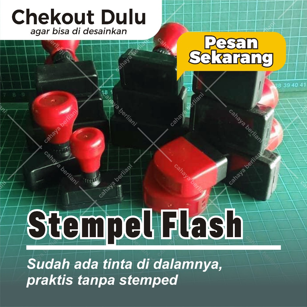 

Stempel Flash - Persegi Nota
