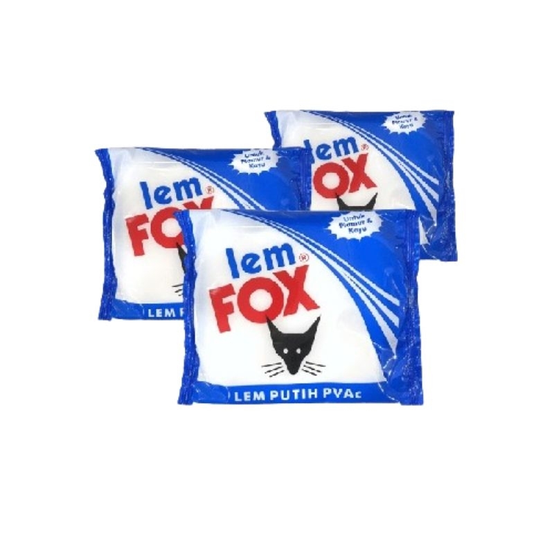 

(1Bks) Refill Lem Putih Fox 350 Gram Lem Fox Kayu Serbaguna PVAc Bungkus Biru