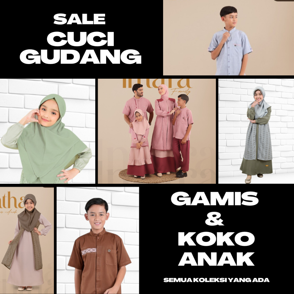 Koko Anak Size 4, 6 Nibras Promo Cuci Gudang