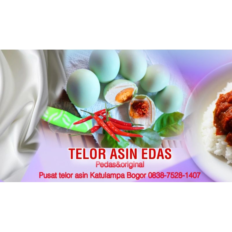 

telor asin Syam pedas dan original