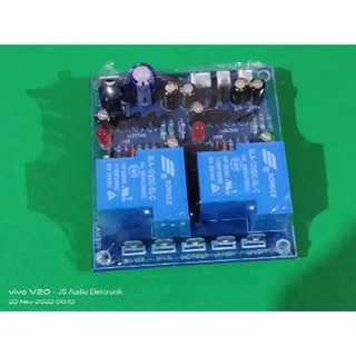speaker protector stereo pcb pertinak ada soket untuk kipas 12v