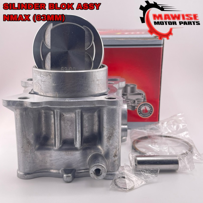 SILINDER BLOK ASSY NMAX 63MM - BLOK SEHER 63 MM BORED UP NMAX AEROX 155 2DP