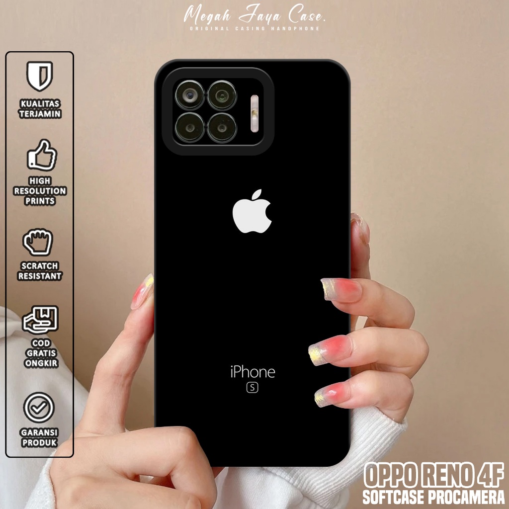 Softcase OPPO RENO 4F - Case Hp OPPO RENO 4F Motif BRAND - Silikon Hp OPPO RENO 4F - Casing OPPO REN