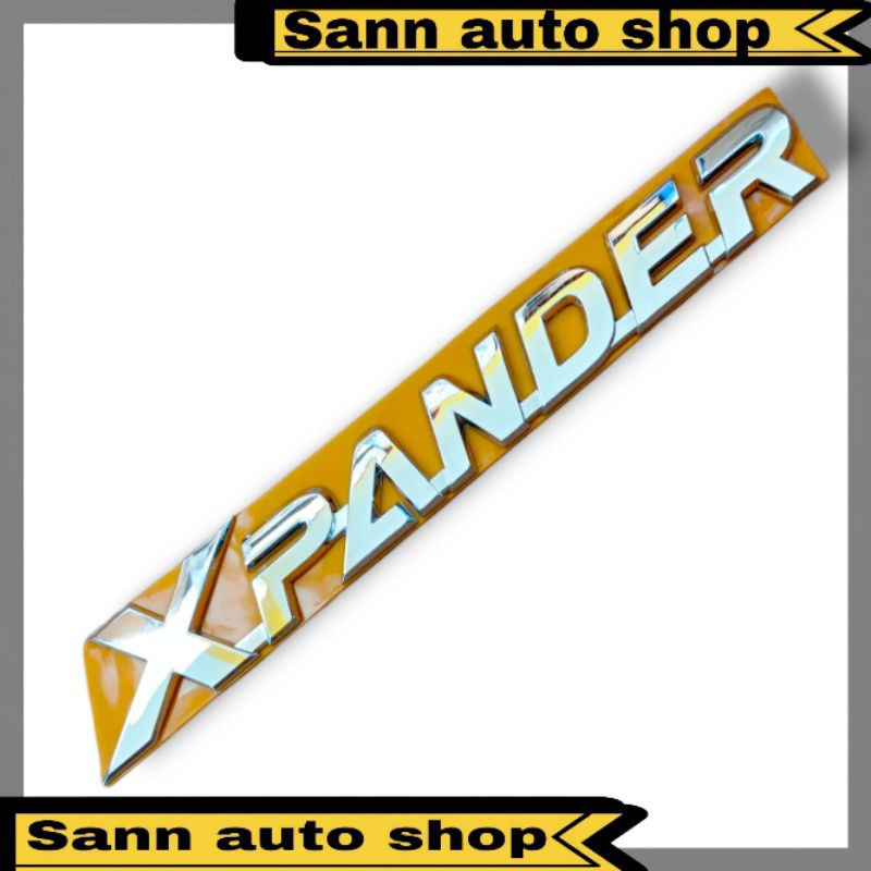 Emblem Logo Tulisan XPANDER Original Mitsubishi Xpander/ Emblem Bagasi Xpander Chrome Original