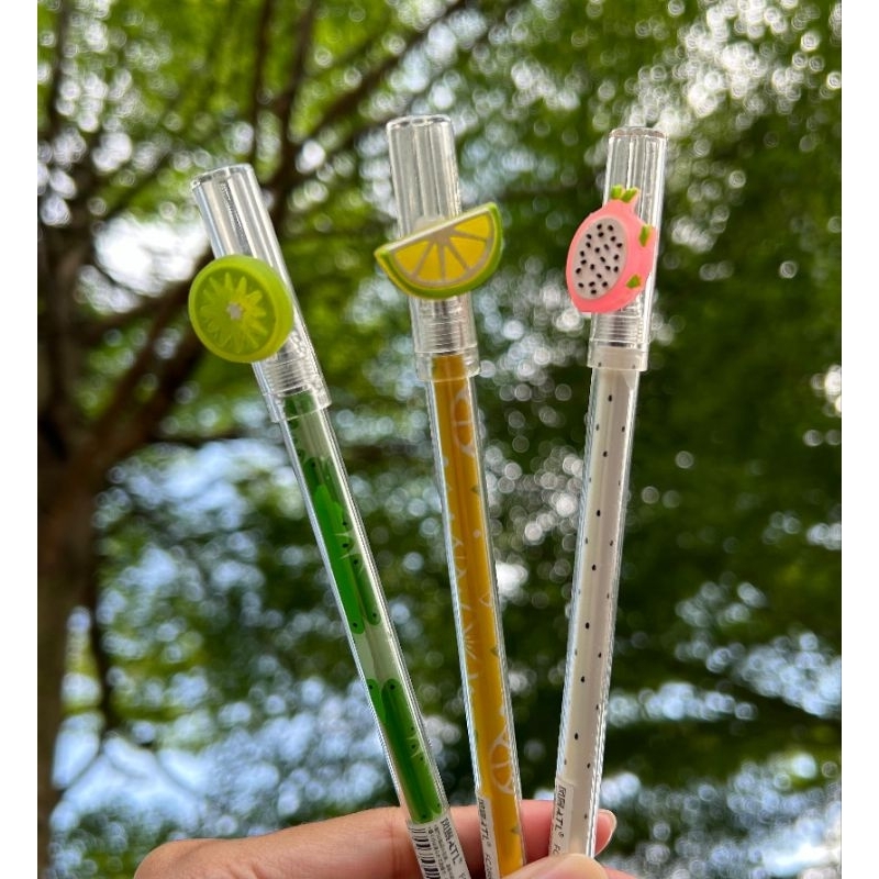 

Pulpen/Pen Tinta Hitam Hiasan Buah