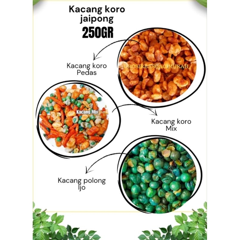 

Kacang Koro Kupas Asin Gurih Jaipong 250gr Kacang Koro Mix Campur