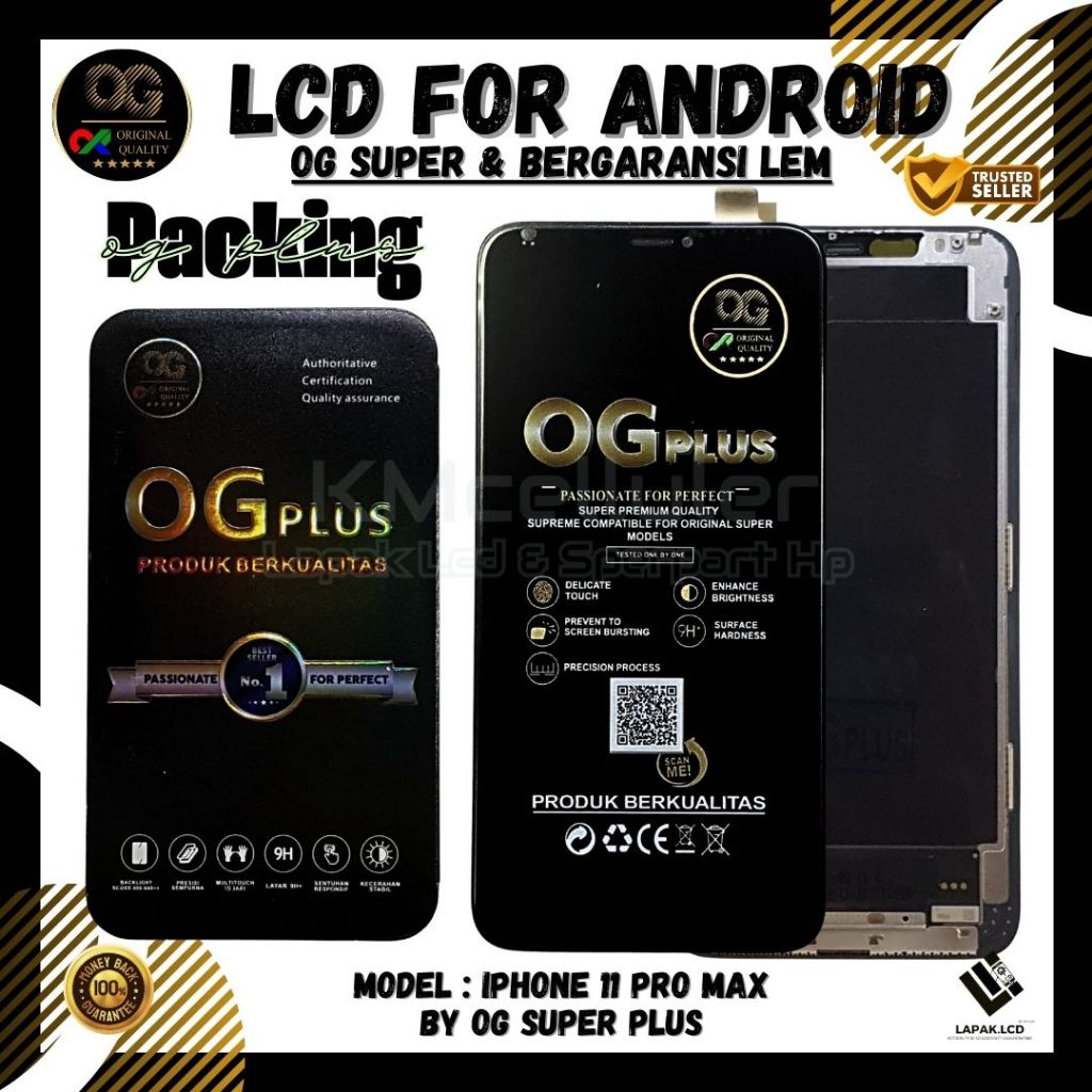 LCD Touchscreen OG PLUS IPHONE 11 PRO MAX ( MOVE IC ) Ori By OG SUPER